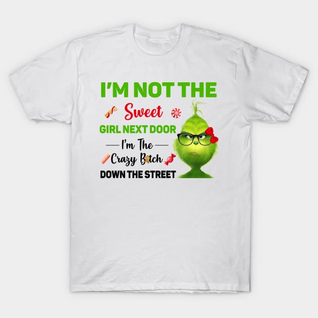 Funny Grinch Christmas Grinch Funny Gift Grinchmas Grinch Lovers T-Shirt by Archer Expressionism Style